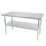 Table de travail s / s 30 x 60 tabl galv