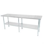 Table de travail s / s 30 x 96 tabl galv