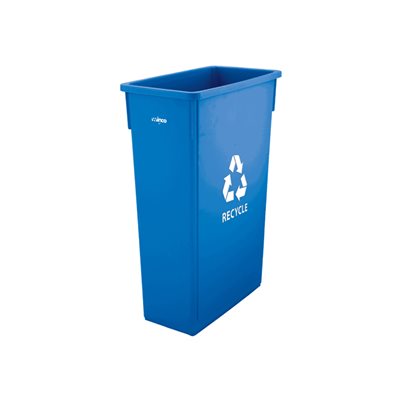 Poubelle de recyclage 23 gallons bleu