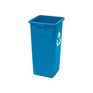 Poubelle carre de recyclage bleu 23 g