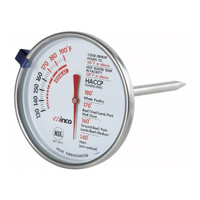 Thermometre a viande 3 po de diametre