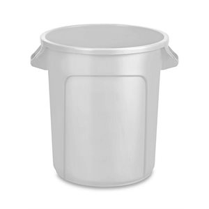poubelle 20 gallons grise