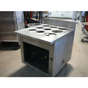 Table Chaude Inox Fab Mod:TC-RI-33-38 208v / 1ph