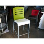 Banc plastique et metal grosfilex